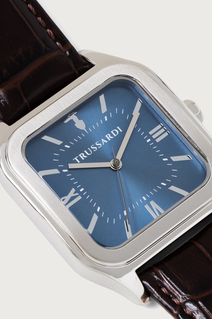 Akcesoria Trussardi Zegarek męski R2451178001 brązowy