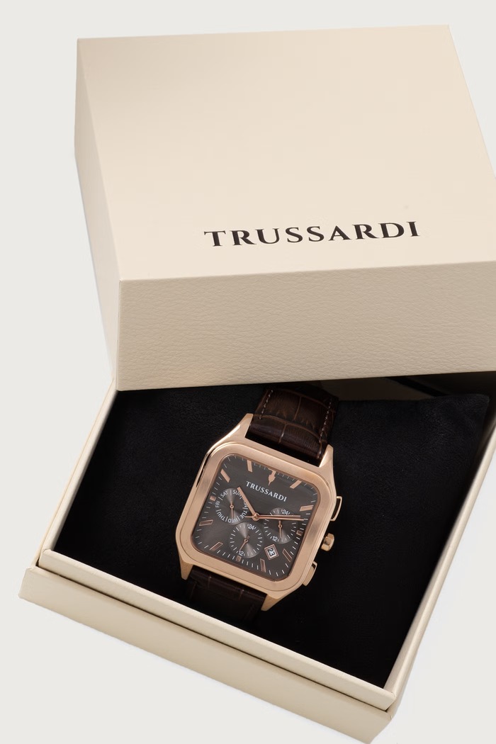Zegarek męski Trussardi R2451177001 brązowy