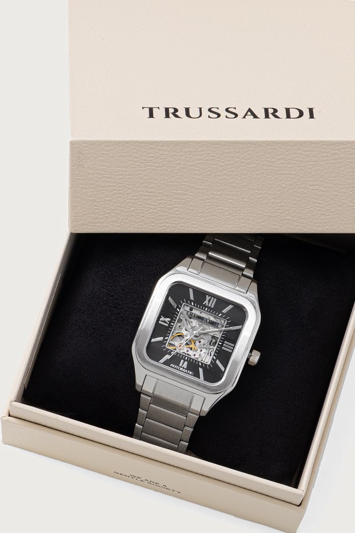 Zegarek dziecięcy męski Trussardi R2423177001 srebrny