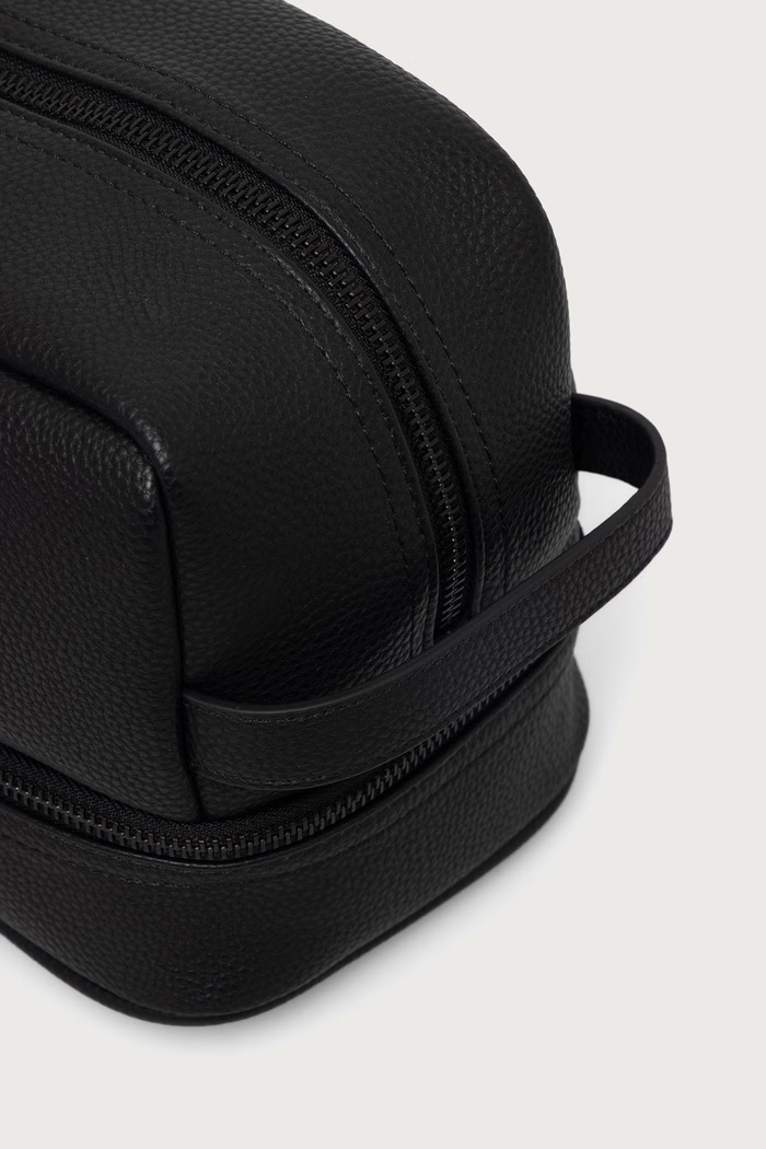 Akcesoria Scotch & Soda Kosmetyczka męska z imitacji skóry SCHB5050 czarny