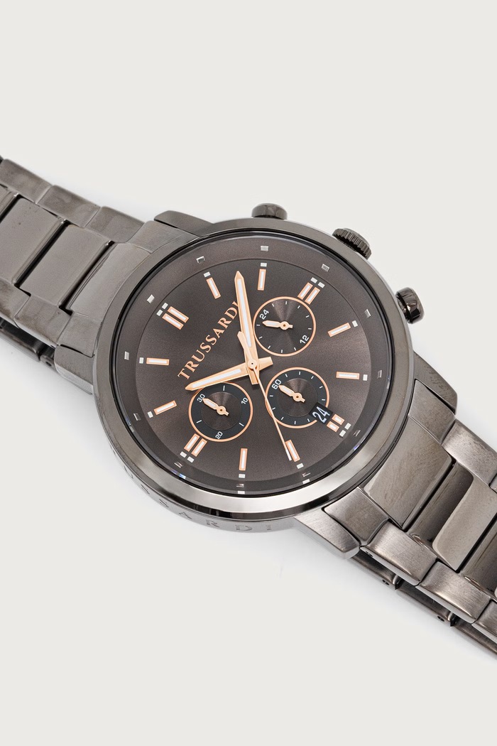 Trussardi Zegarek męski R2453147022 szary AW26