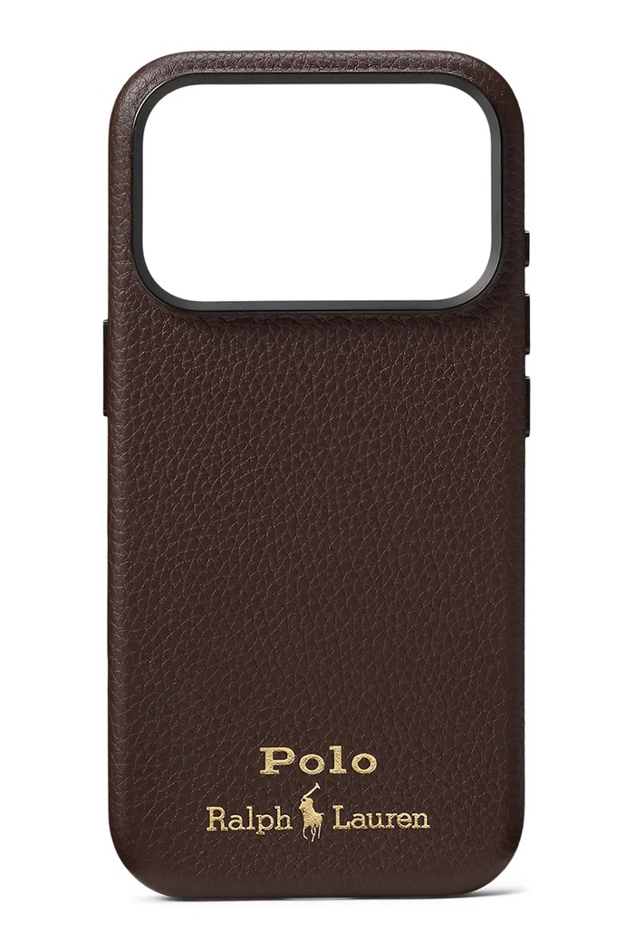 Polo Ralph Lauren Etui na telefon skórzane brązowy 405P17554