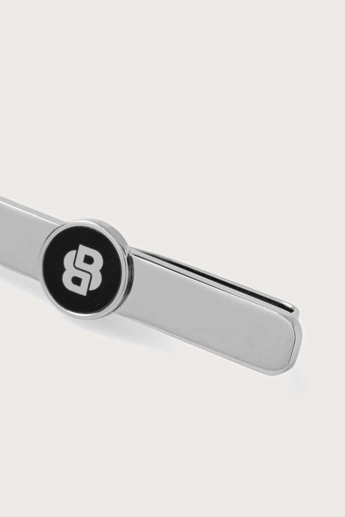BOSS Za muškarce metalni B-LOGO2-TIE 50565224 crna AW26