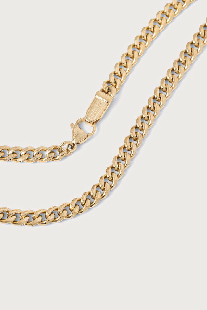 Guess Naszyjnik męski LO STUDIO JUMN06.105JW złoty AW26