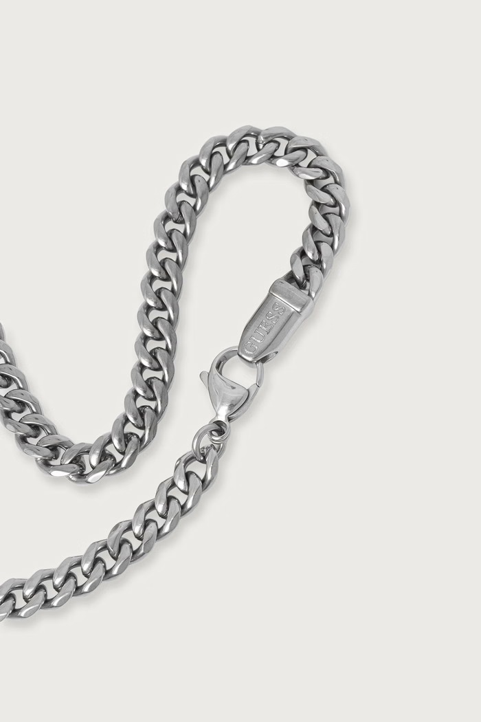 Guess Náhrdelník pánsky LO STUDIO JUMN06.105JW strieborná AW26
