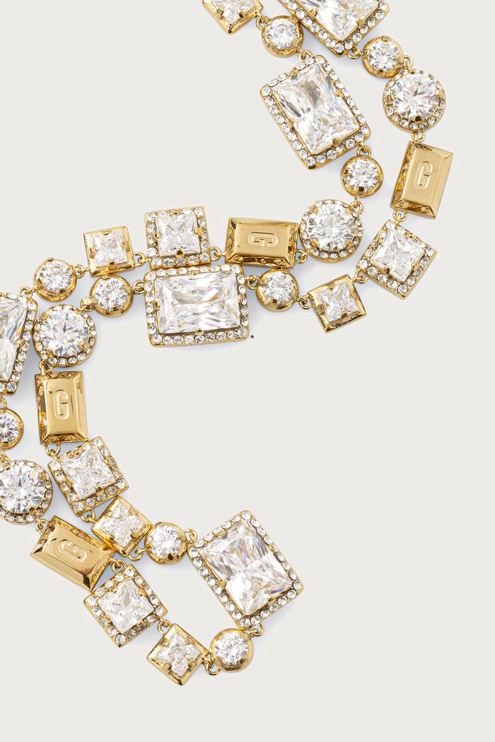 Guess Męskie ze stali nierdzewnej BARRIO JUMN06.063JW złoty AW26