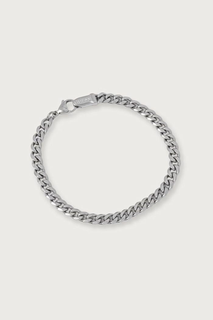 Guess Náramok pánsky LO STUDIO strieborná JUMB06.106JW