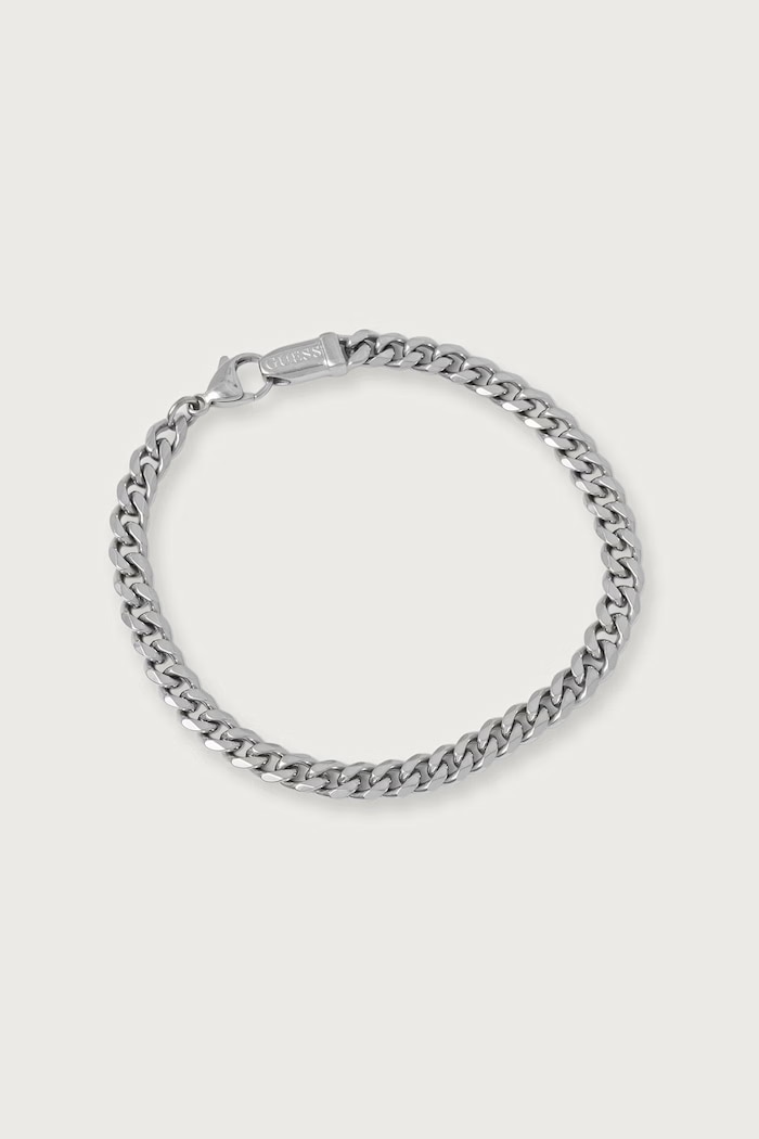 Guess Náramok pánsky LO STUDIO strieborná JUMB06.106JW