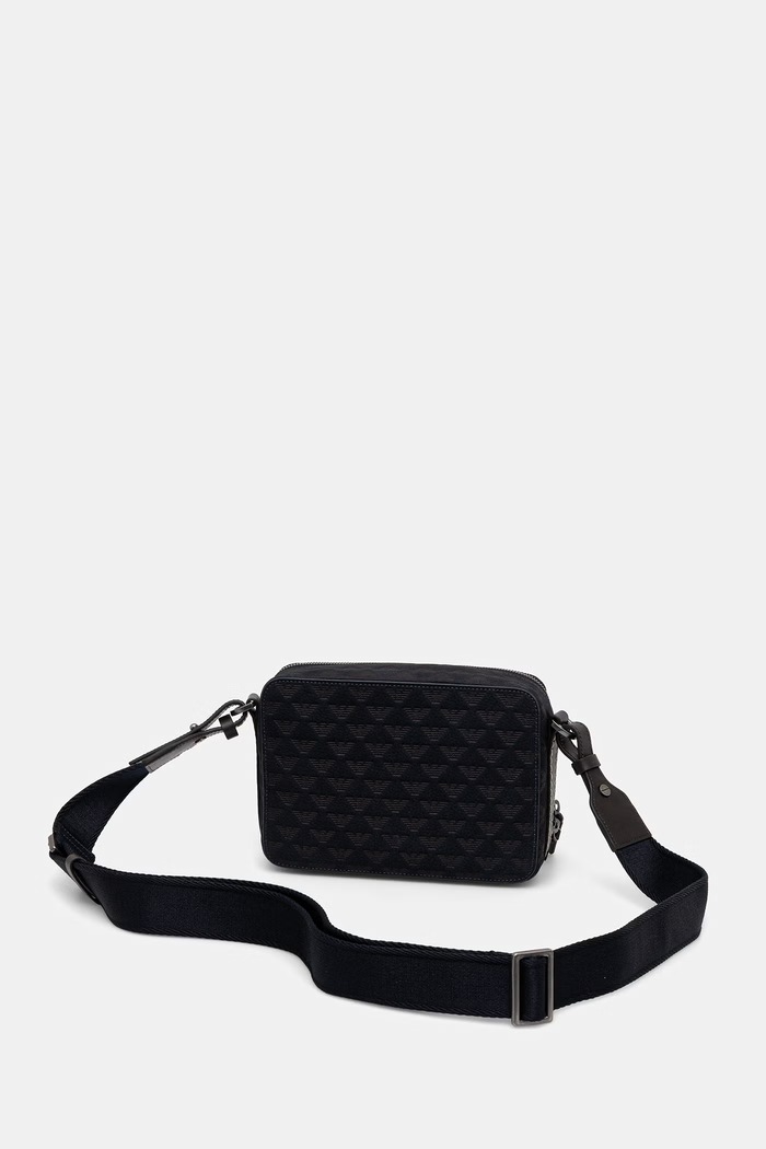 Emporio Armani saszetka męska skórzana granatowy EM005668.AF29023