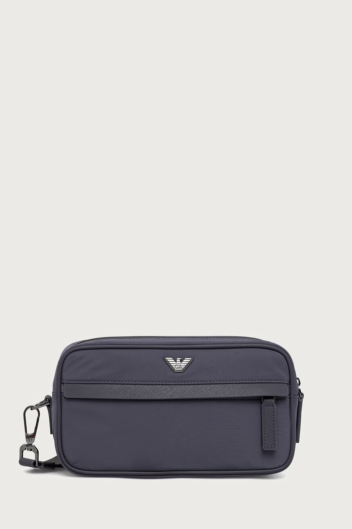 Emporio Armani Kosmetická taštička pánská šedá EM001811.AF28784