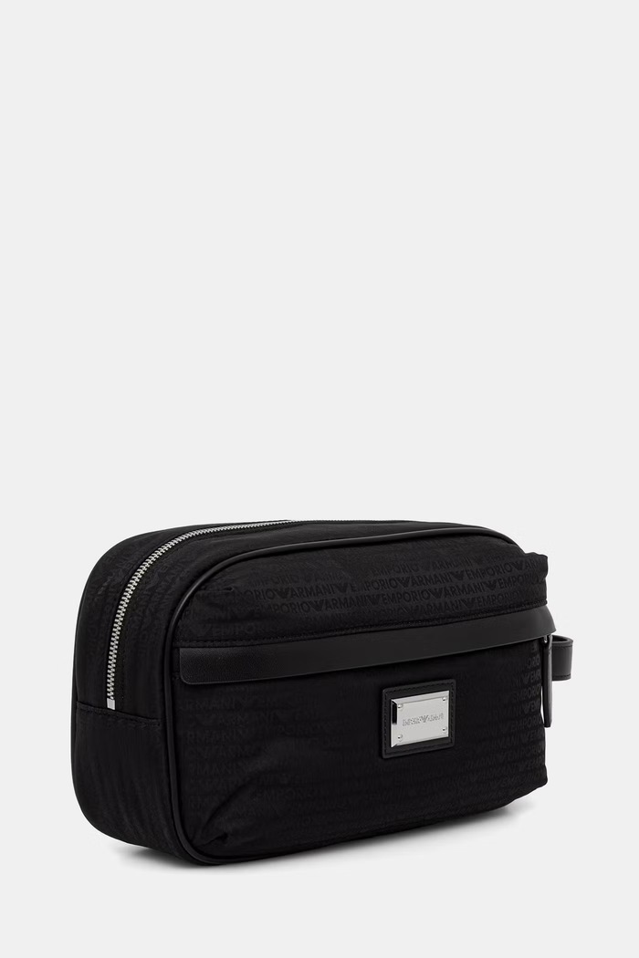 Emporio Armani kosmetyczka męska EM007027.AF28660 czarny AW26