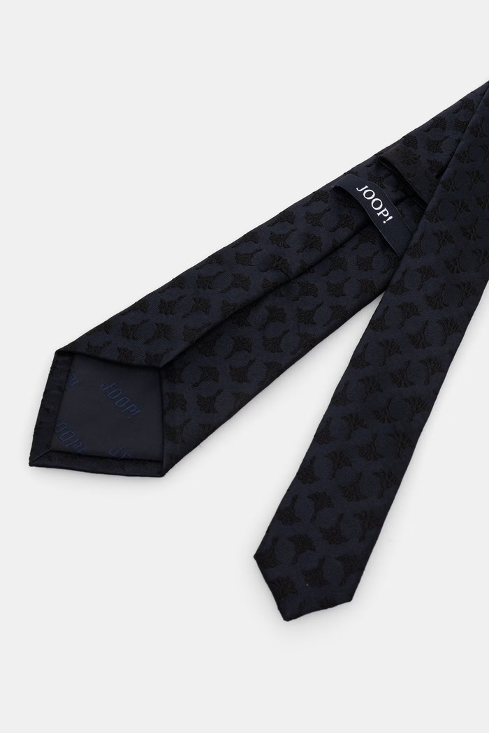 Joop! krawat damski jedwabny 30103015 granatowy AW26