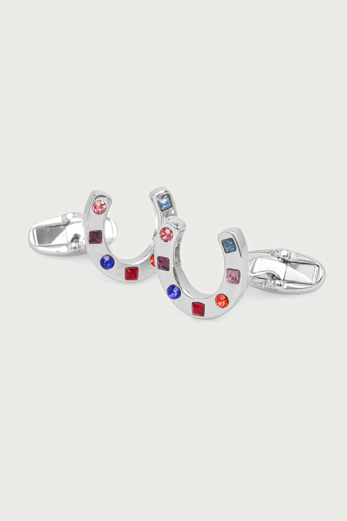 Paul Smith Spinki do mankietów męskie M1A.CUFF.WLUCK srebrny AW26
