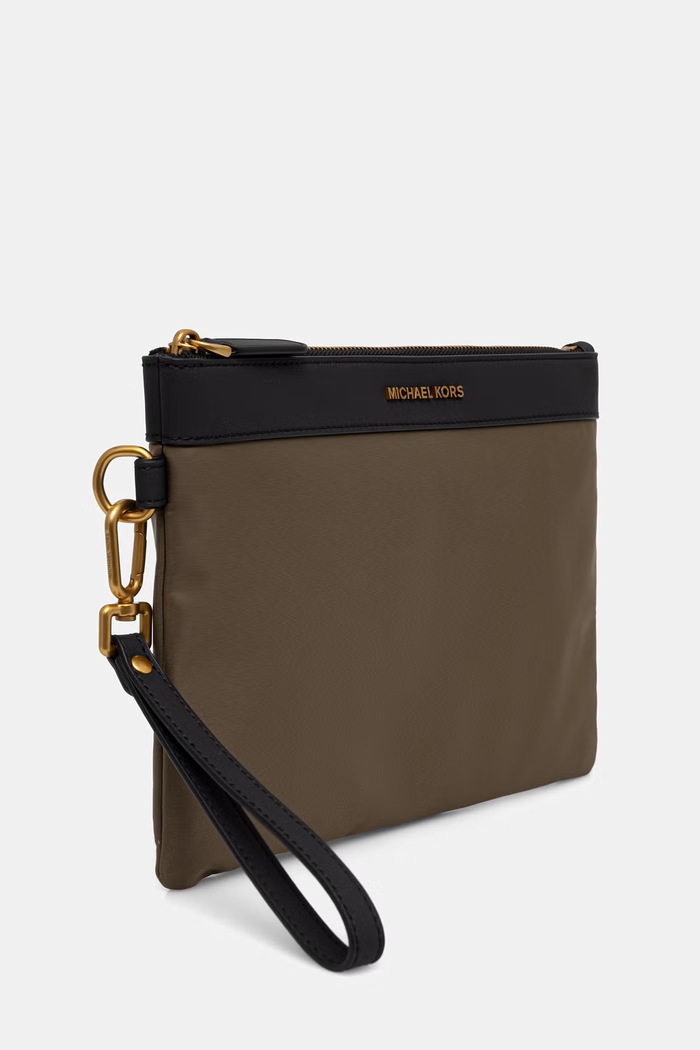 Michael Kors saszetka męska Brooklyn 33T6GBNU2B zielony AW26