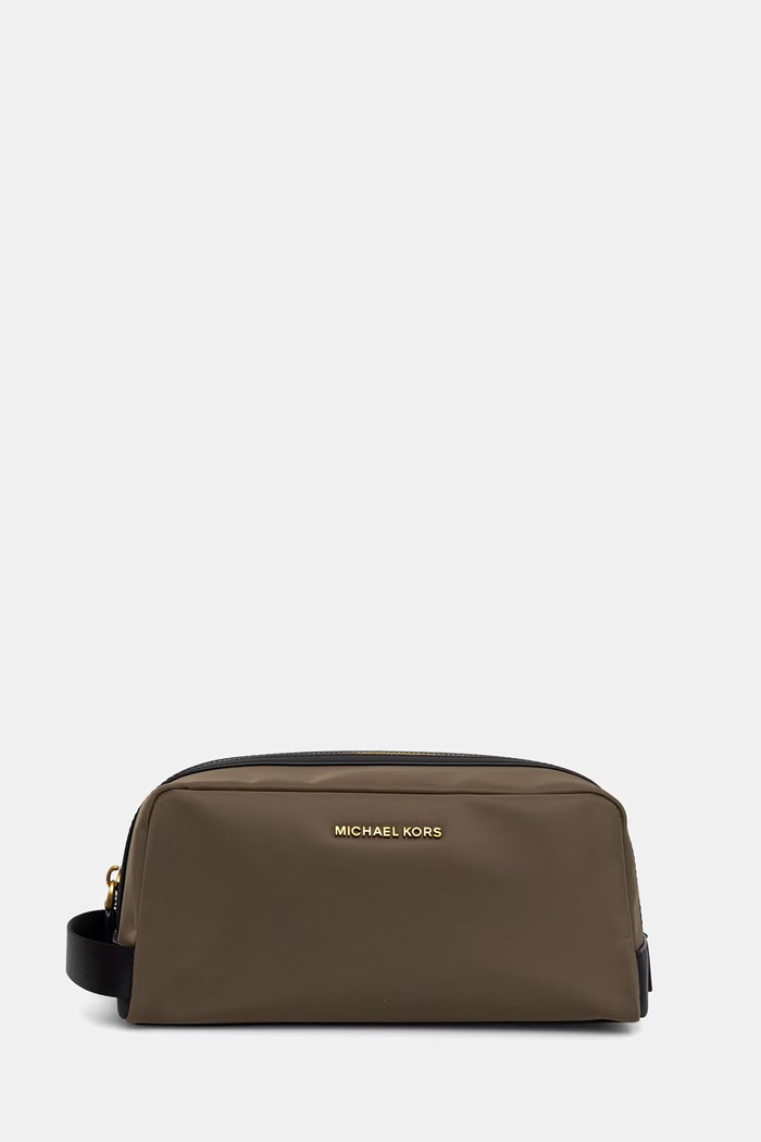 Michael Kors kosmetyczka męska Brooklyn zielony 33T6GHDT7U
