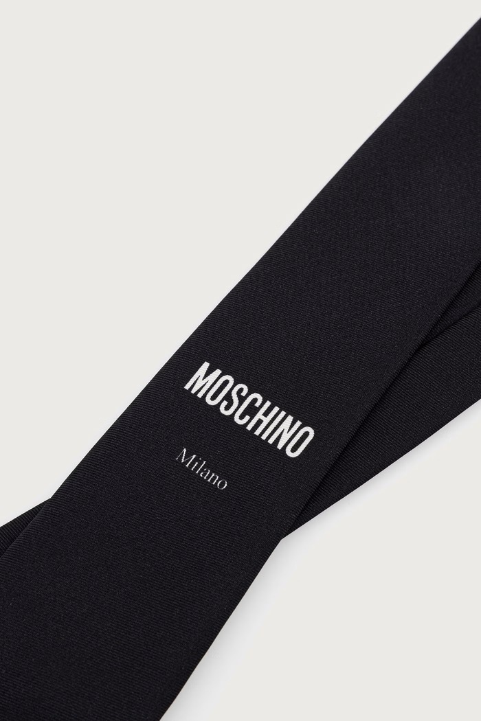 Akcesoria Moschino Krawat męski jedwabny M5920.55079 czarny