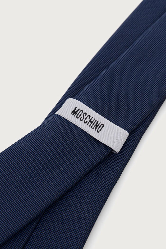 Moschino Krawat męski jedwabny M5916.55061 granatowy AW26