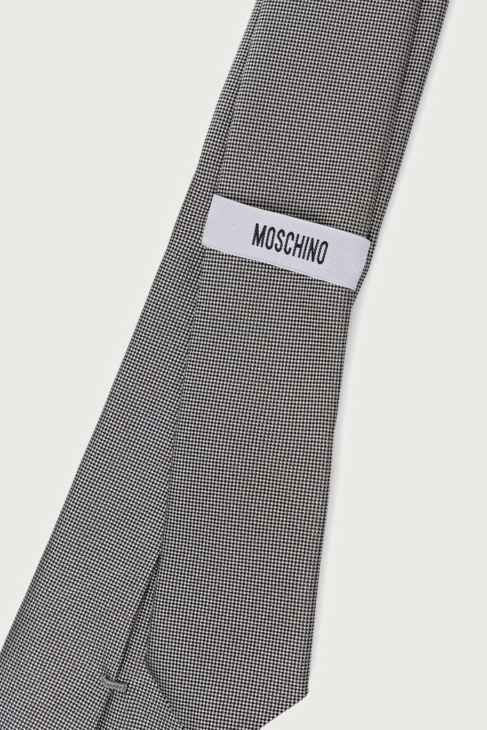 Moschino Krawat męski jedwabny M5916.55061 czarny AW26