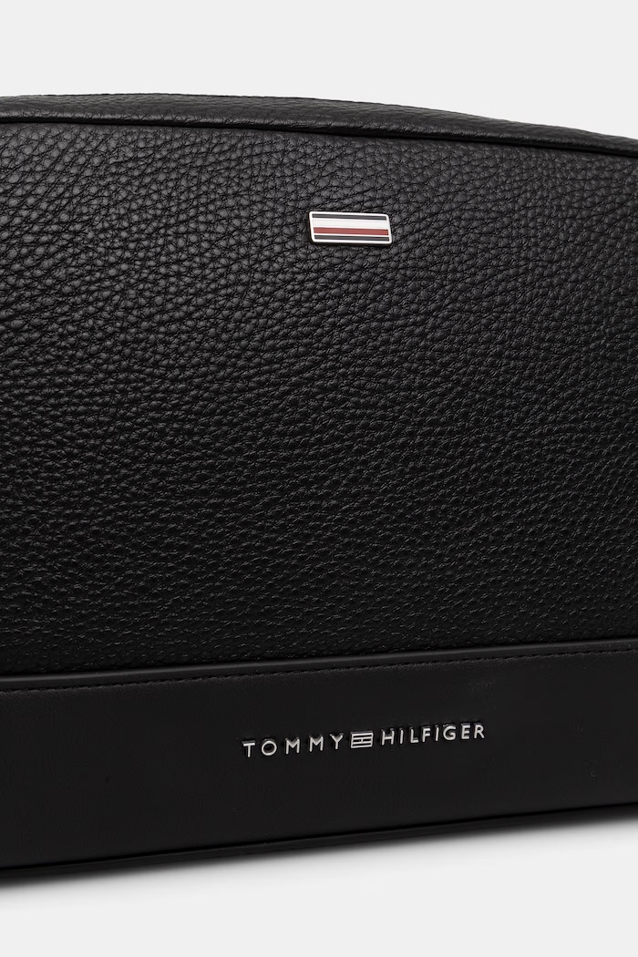 Doplnky Tommy Hilfiger vrecko pánske z imitácie kože AM0AM14484 čierna