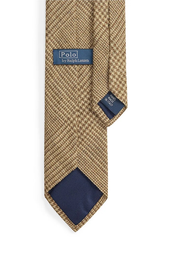 Polo Ralph Lauren krawat męski z dodatkiem jedwabiu 712B18796 zielony AW26