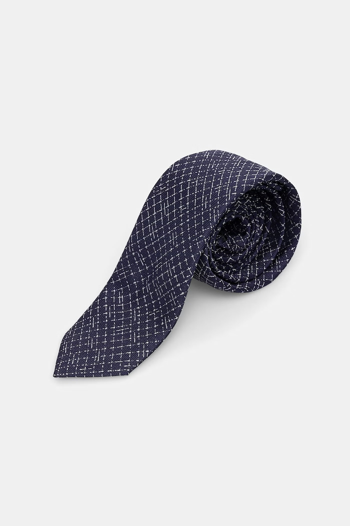 HUGO krawat męski jedwabny Tie cm 6 granatowy 50567064