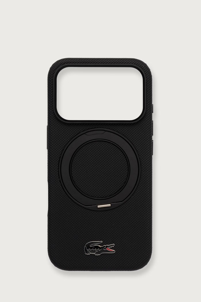 Lacoste Etui na telefon iPhone 17/18 Pro czarny LCHMP18L6PSWRPTOK