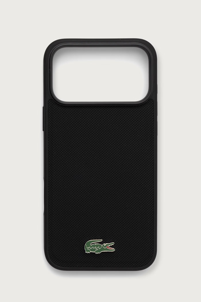 Lacoste Etui na telefon iPhone 17/18 Pro Max czarny LCHMP18XPLAK