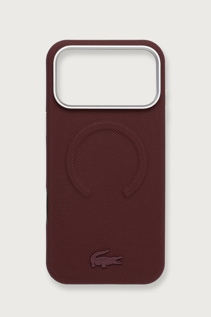 Lacoste Etui na telefon iPhone 17/18 Pro Max bordowy LCHMP18X6PSWPTODR