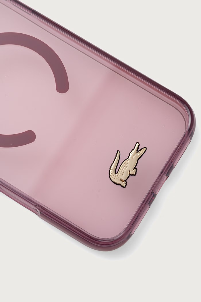 Lacoste Etui na telefon iPhone 17/18 Pro Max LCHMP18XUFWADR bordowy AW26