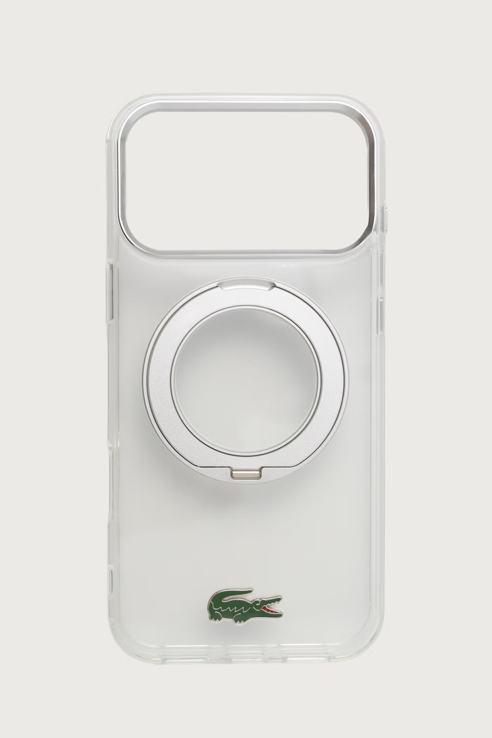 Lacoste Etui na telefon iPhone 17/18 Pro Max transparentny LCHMP18X6URGLH