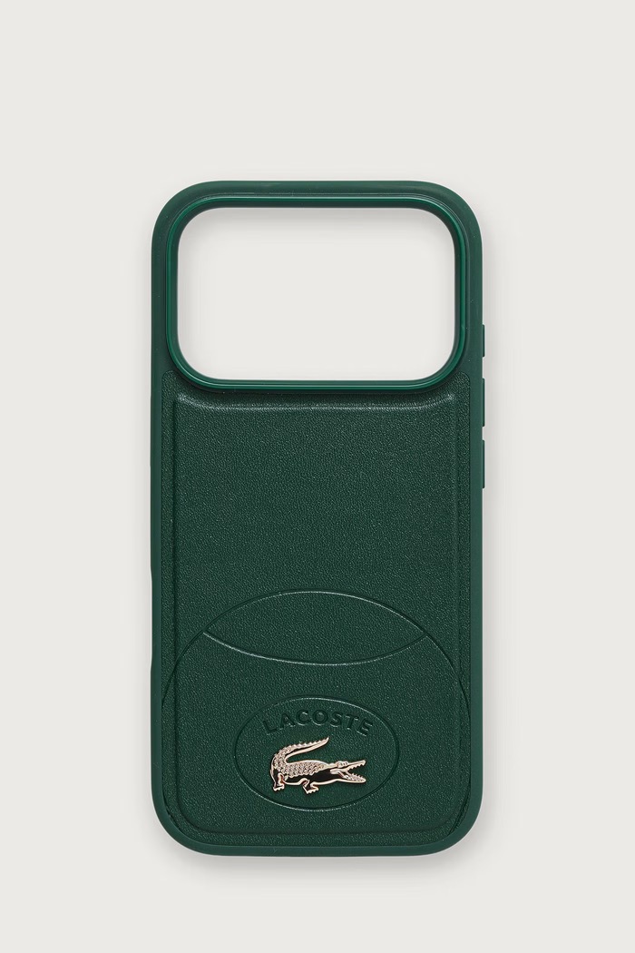 Lacoste Etui na telefon damskie iPhone 17/18 Pro zielony LCHMP17LPBLE