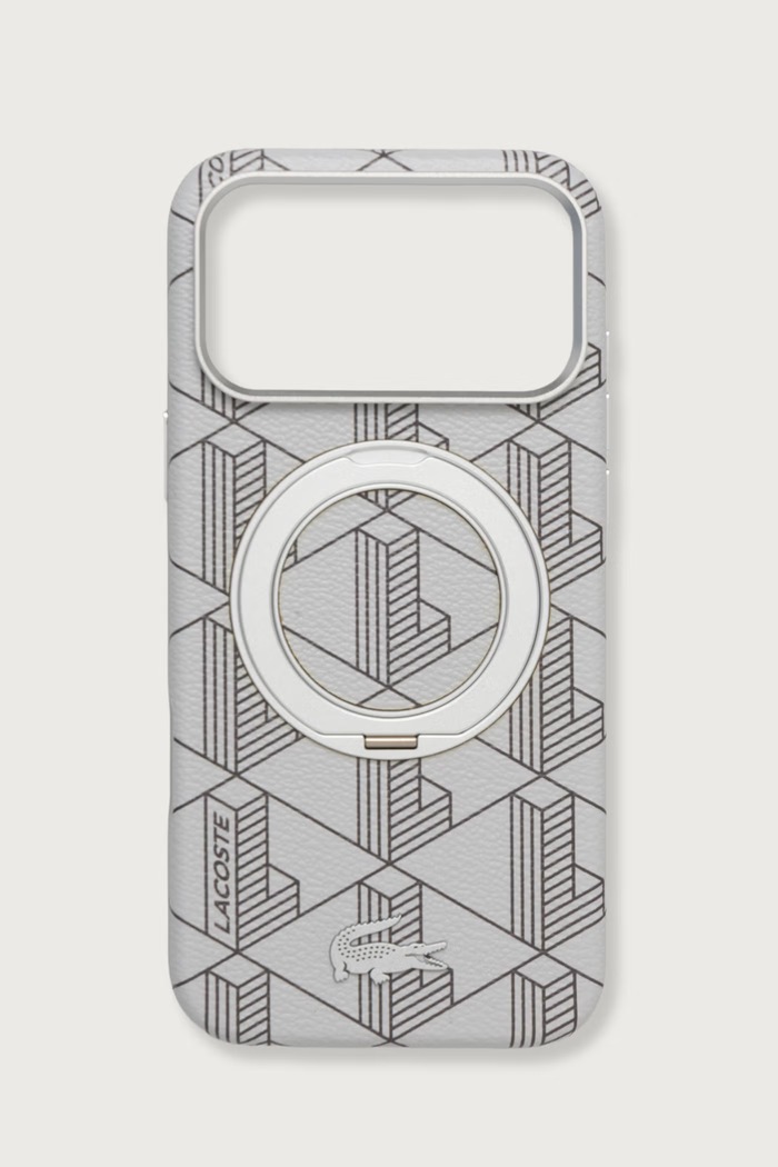 Lacoste Etui na telefon iPhone 17/18 Pro Max szary LCHMP18X6PSWRBEMG