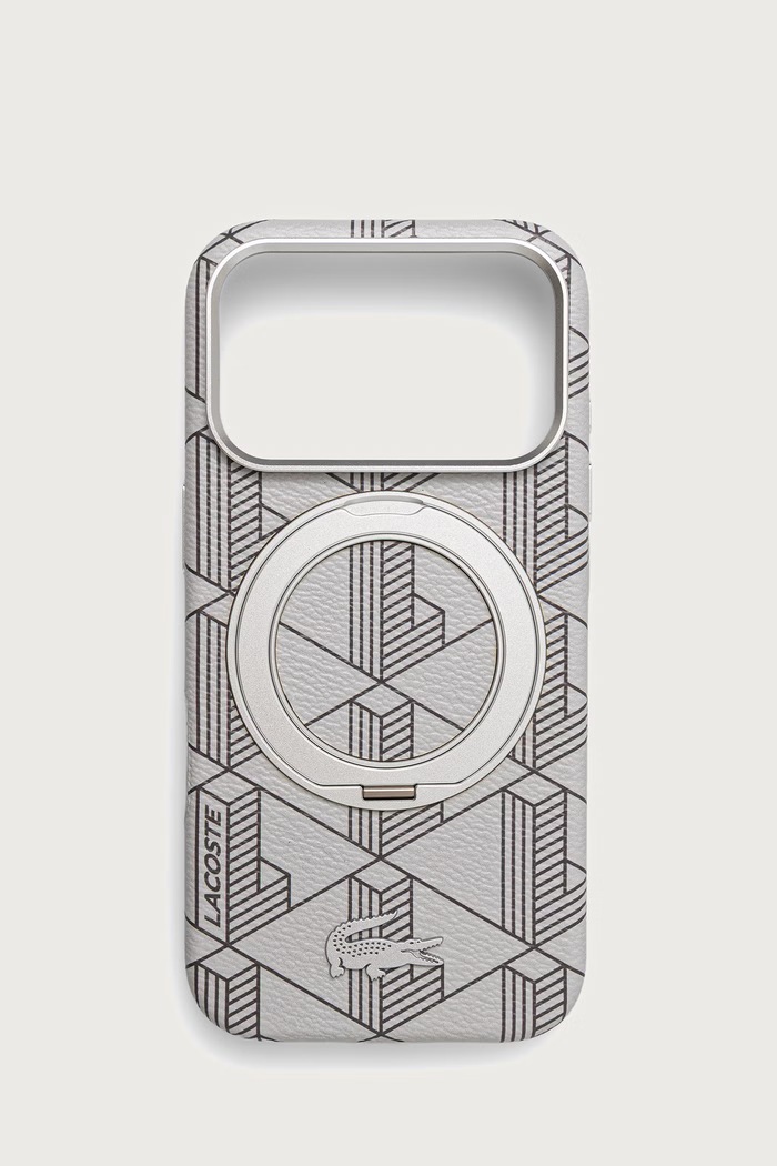 Lacoste Etui na telefon iPhone 17/18 Pro szary LCHMP18L6PSWRBEMG