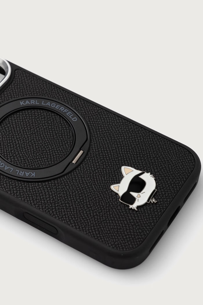 Karl Lagerfeld Etui na telefon iPhone 17/18 Pro Max KLHMP18XPSRSCHHK czarny AW26