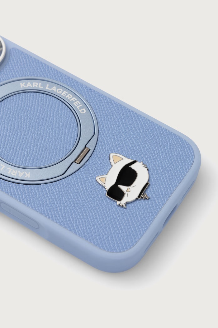 Karl Lagerfeld Etui na telefon iPhone 17/18 Pro KLHMP18LPSRSCHHB niebieski AW26