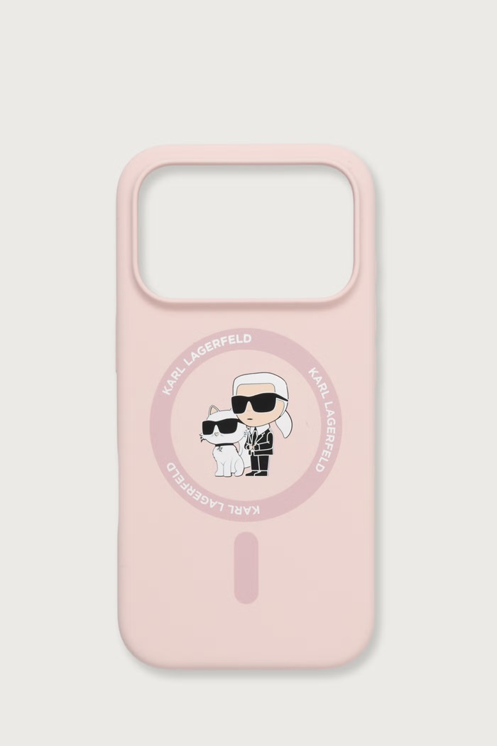Karl Lagerfeld Etui na telefon iPhone 17/18 Pro różowy KLHMP17LSCMKCRHP