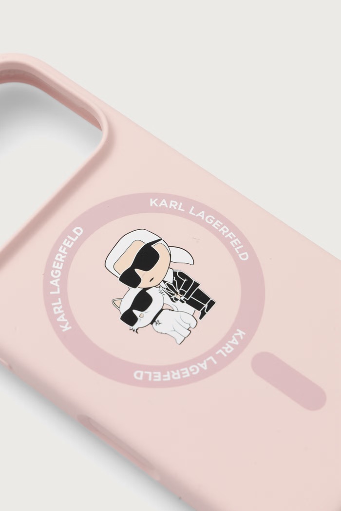 Karl Lagerfeld Etui na telefon iPhone 17/18 Pro KLHMP17LSCMKCRHP różowy AW26