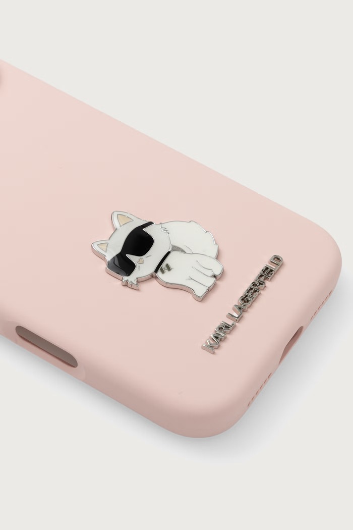 Karl Lagerfeld Etui na telefon iPhone 17/18 Pro Max KLHCP18XSMHCNPP różowy AW26