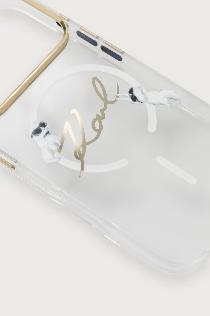 Karl Lagerfeld Etui na telefon iPhone 17/18 Pro KLHMP18L5HKSCAH transparentny AW26