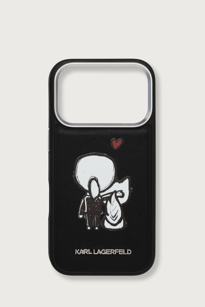 Karl Lagerfeld Etui na telefon iPhone 17/18 Pro czarny KLHMP17L6PKCBPK