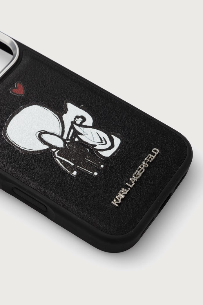 Karl Lagerfeld Etui na telefon iPhone 17/18 Pro KLHMP17L6PKCBPK czarny AW26