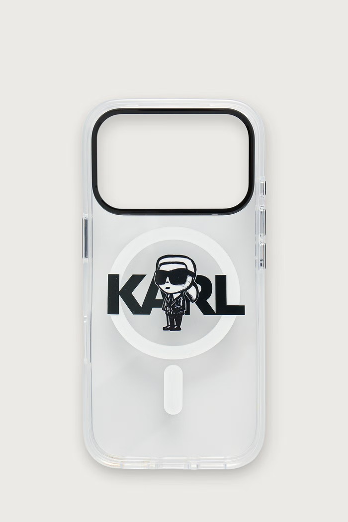 Karl Lagerfeld Etui na telefon iPhone 17/18 Pro transparentny KLHMP17LHGKIGKBT