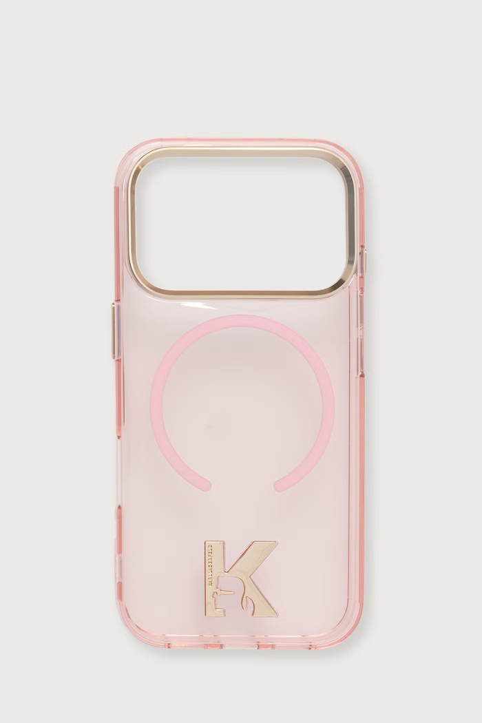 Karl Lagerfeld Etui na telefon iPhone 17/18 Pro różowy KLHMP18L5HTMKHDP