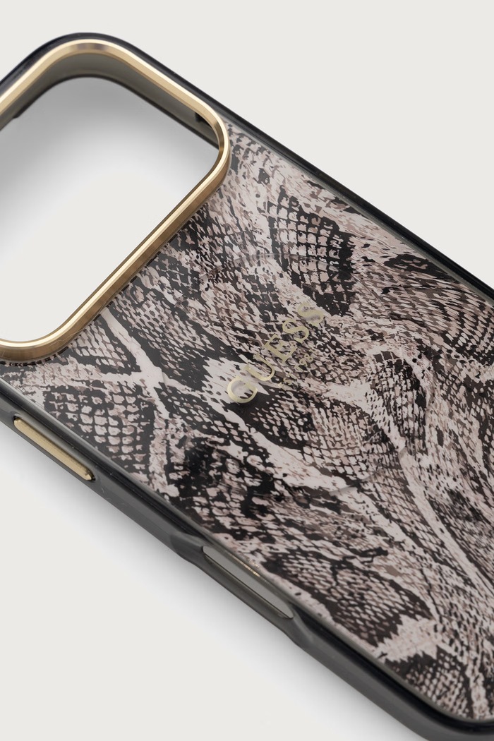 Guess Etui na telefon iPhone 17/18 Pro GUHMP18LHIMPYGW brązowy AW26