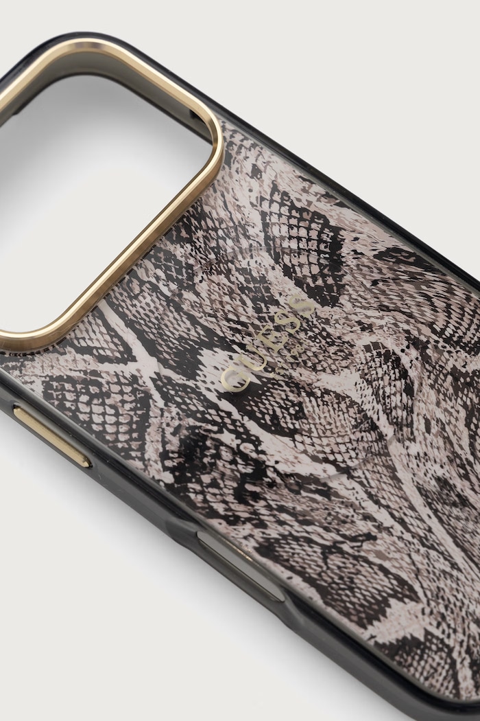 Guess Etui na telefon iPhone 17/18 Pro GUHMP18LHIMPYGW brązowy AW26