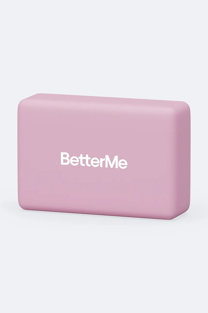 BetterMe Blok za jogu Soft Yoga roza YGB00001