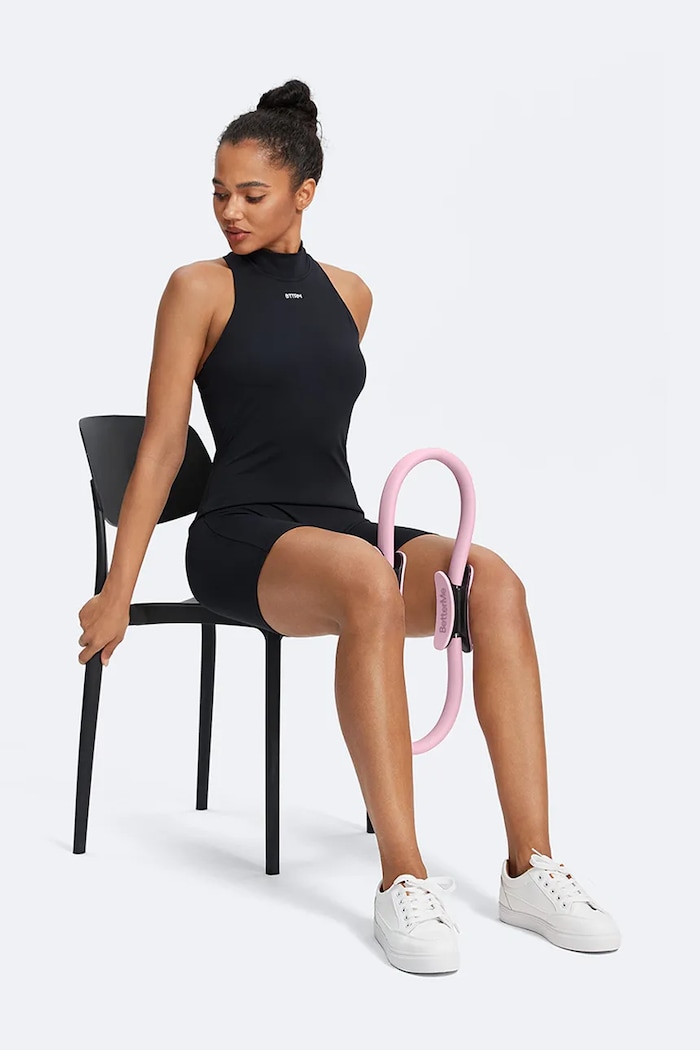 Obruč za pilates Toning Pilates BetterMe PCR00001 roza