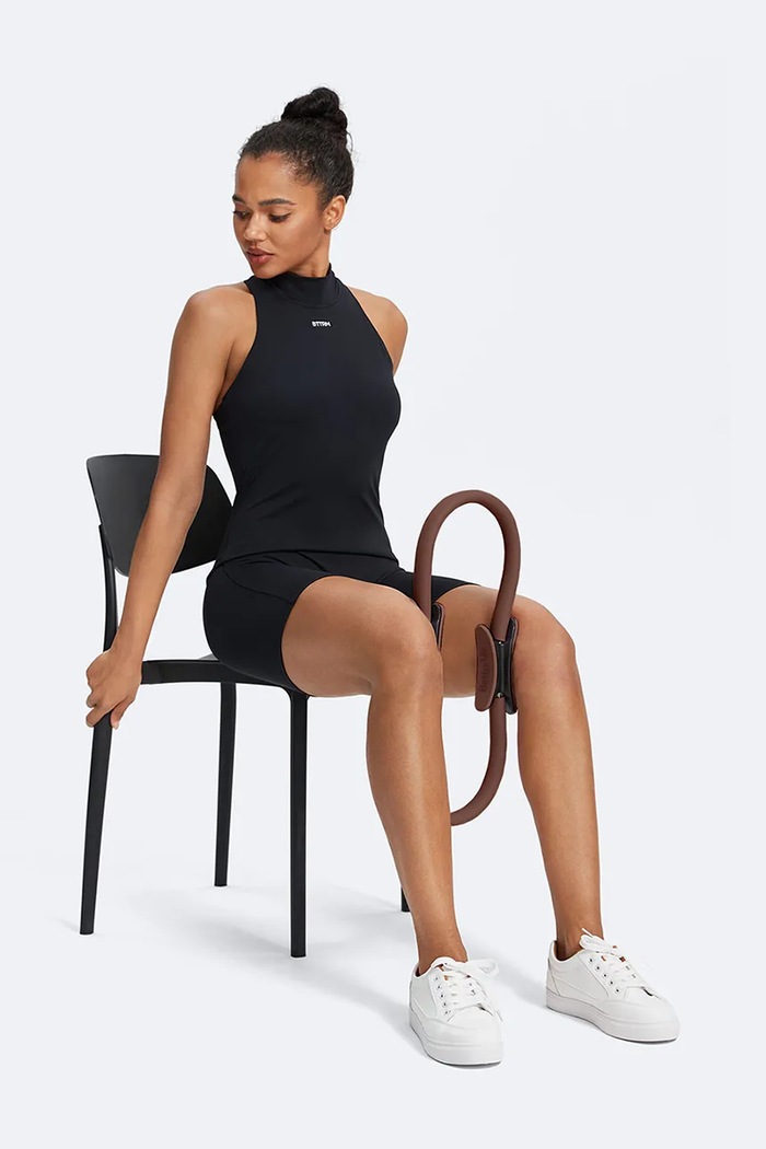 Obruč za pilates Toning Pilates BetterMe PCR00001 smeđa