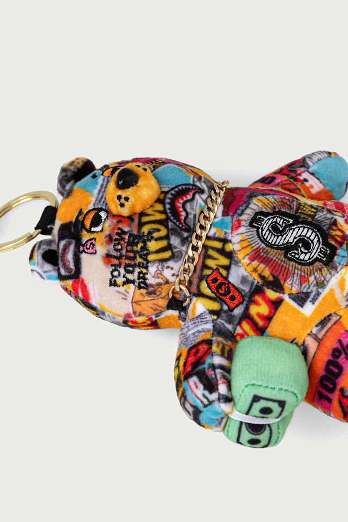 Sprayground Brelok MAGAZINE COLLAGE 910K9599NSZ multicolor AW26