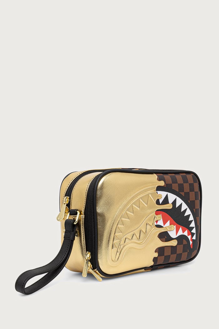 Sprayground Kosmetyczka SHARKS IN PARIS 910B9343NSZ brązowy AW26